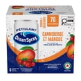 thumbnail image 2 of Ocean Spray Sparkling Cranberry Mango 6PK. Bursting with Fruity Bubbles. No Artificial Flavours or Preservatives. Contains No Allergens. Manufactured in Canada from Imported and Domestic Ingredients., 2 of 9