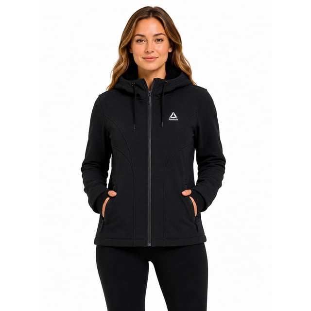 Reebok Women's Softshell Jacket with Sherpa-lined Hood, Sizes XS-XXL