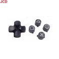 thumbnail image 1 of 1Set For PS4 Slim Pro Controller Plastic Button ABXY Buttons Circle Square Triangle For PS4 Game Handle Cross Button Repair Part Black and white, 1 of 6