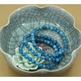 thumbnail image 5 of Angelstones Bracelet Extensible Unisexe en Perles Rondes 6 mm en Apatite Bleu Vert Naturel 7 Pouces, 5 of 5