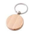 thumbnail image 2 of Wood DIY Key Chain Portable Man Home Car Vehicle Woman Paintable Hanging Crafts Making Bag Handbag Clothes Automotive Keychain Accessories Round, 2 of 9