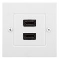 thumbnail image 1 of 8.5x8.5 Cm / 3.3x3.3 In  Wall Plate, Easy Installation Impact Resistant Wall Plate, Hotel For Home Theater, 1 of 8