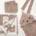 thumbnail image 5 of Mainstays Kids 8pk Washcloth, Tan, 5 of 5