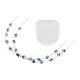 thumbnail image 1 of Rongfmy 2 Pieces Temporary Tooth Decoration Fashion Brace for Demonstration Teaching Light Blue, 1 of 9