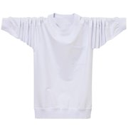 Gspmoly Mens T Shirt, Men'S Plus Size Top Loose Round Neck Thin Long Sleeved T-Shirt Long Sleeved Round Neck Top/Shirt Men Top Clearance Items