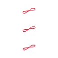 thumbnail image 4 of QualitChoice Bandeau de Sport Extensible Bandeau Réglable Style Simple Élastique Coiffure Accessoires Femmes Hommes pour Yoga Gym Rouge 3Set, 4 of 6
