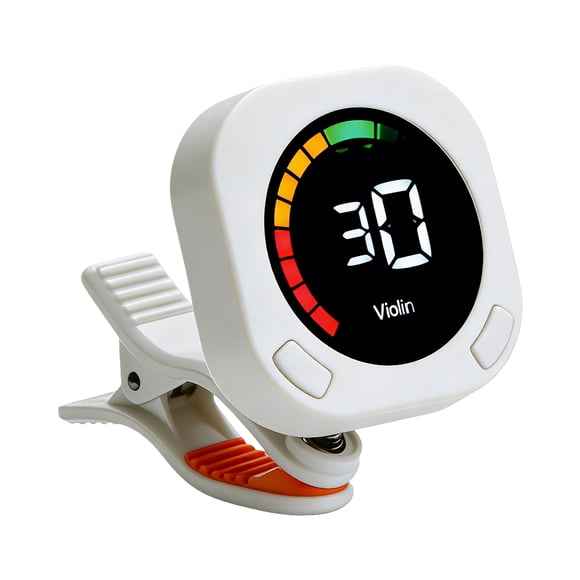 ERK 1Pcs Rotating Tuner Clip On Tuner With Clear LCD Display Digital Electronic Tuners