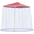 thumbnail image 1 of Exnemel Parasols Net, Umbrella Net Cover Screen, Outdoor Garden Parasol Table Screen Parasol Mosquito Net Cover, 300x230cm (White), 1 of 5