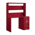 thumbnail image 1 of ACME Cargo Desk & Hutch in Red, 1 of 5