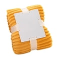 thumbnail image 3 of Couette Rafraîchissante Surdimensionnée Motif Ondulé Régulation de Température 79x59po Couverture Double Couche Jaune, 3 of 6