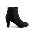 thumbnail image 3 of Unique Bargains Women's Zip Round Toe Heel Ankle Boots, 3 of 8