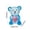 bleu, variante sur Aodebiao Figurine en Résine Mini Ourson en Forme de Cœur, Statue d'Animal Mignonne pour Déco de Bureau à la Maison, Cadeau pour la Saint-Valentin, Fête d'Anniversaire, Souvenir d'Amitié, Ornement d'Exposition de Collection