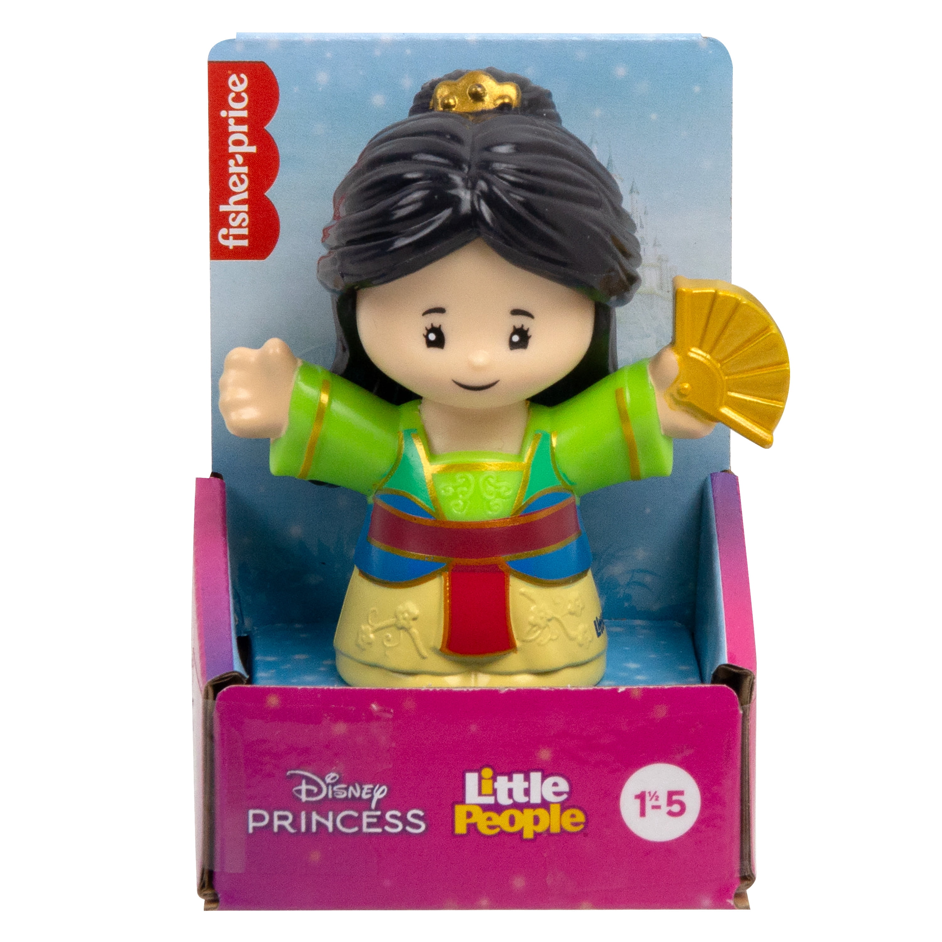 Figurine Fisher-Price Little People DISNEY Princesse Mulan pour tout-petits