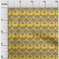 thumbnail image 1 of oneOone Viscose Jersey Fabric Floral Block Printed Fabric 1 Yard 60 Inch Wide, 1 of 4