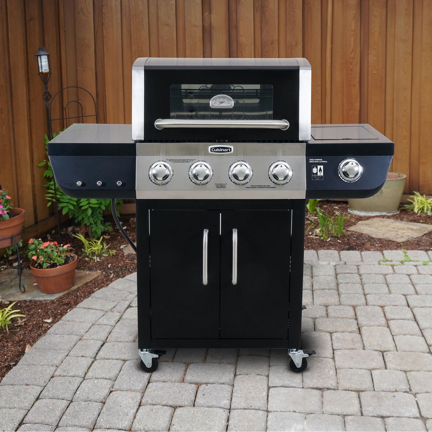 Cuisinart Four Burner Dual Fuel Gas Grill