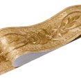 thumbnail image 4 of Decodeary Wood Marbling SelfAdhesive Skirting Line Exquisite Workmanship And Retro Fashion PVC Waterproof Waist Line For Wall PVC gold peony 5Set, 4 of 6