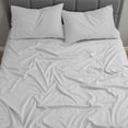 thumbnail image 3 of Nestl Twin Sheet Set, 1800 Series Microfiber Deep Pocket 4 Piece Bed Sheet Set, 3 of 8