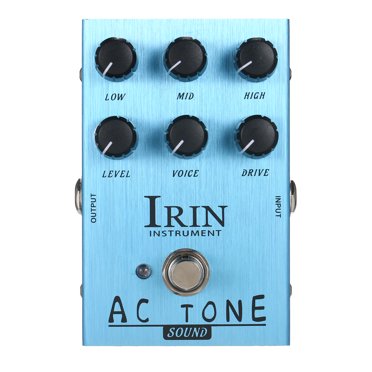 IRIN Mini Guitar Effect Pedal VOX AC30 Speaker Simulator Cabinet Simulator Guitar Effector Pedal Speaker Simulation for Guitar Bass - California Sound (Light Blue)