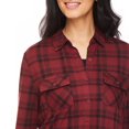 thumbnail image 3 of Penmans Women's Button-Up Plaid Shirt, 3 of 5