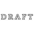 thumbnail image 1 of Printtoo Draft Self Inking Rubber Stamp Pre-Inked Office Stamp- Home Office Business Stationery, Black- 42 x 9 mm, 1 of 7