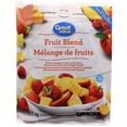 thumbnail image 1 of Great Value Fruit Blend, Frozen Mango and Pineapple Chunks, Peach Slices, Whole Strawberries, 1.75 kg, 1 of 3