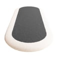 thumbnail image 2 of ABPWLY Soft Shaggy imitation Wool Rug for Bedroom, 40x80cm Oval Plush Carpet with Non-Slip Back, Water Absorbent Washable Mat, Multiple Colors, 2 of 5