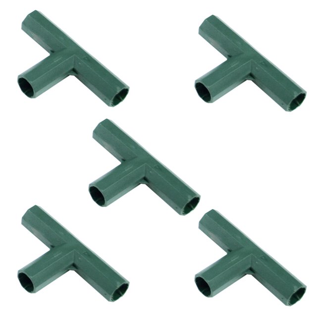 Hbdhejl Plastic Connectors For Greenhouse 3 Way 4 Way And 5 Way Joints With Sturdy Support Poles Gardening Accessory Kit 5Pc Set