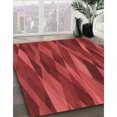 thumbnail image 3 of Ahgly Company Tapis Rectangulaire Lavable en Machine Intérieur Transitionnel Rouge Tomate, 8 Pieds x 10 Pieds, 3 of 7