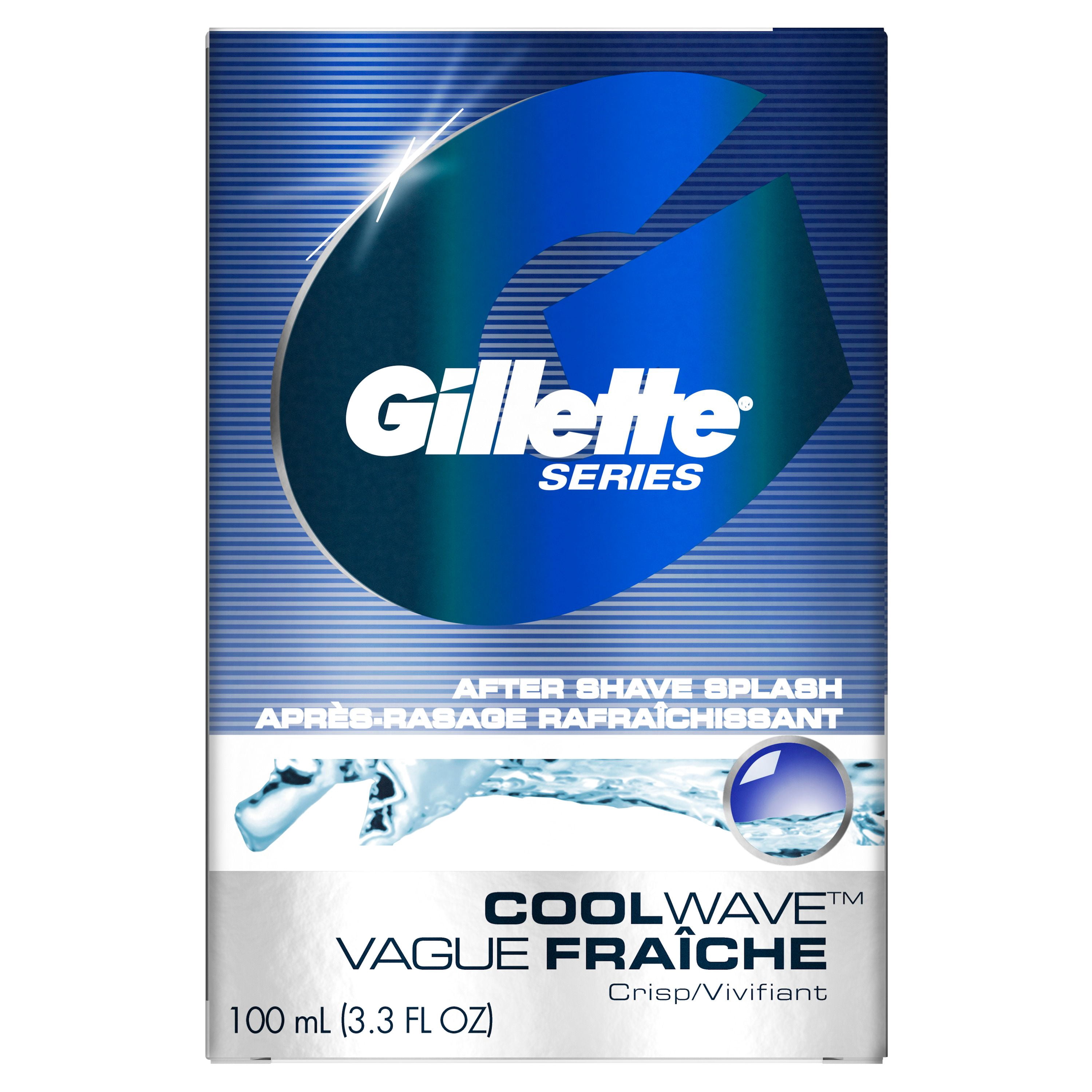 Gillette Series Lotion après-Rasage pour Hommes, Rafraîchit et Hydrate, Parfum Vague Fraîche