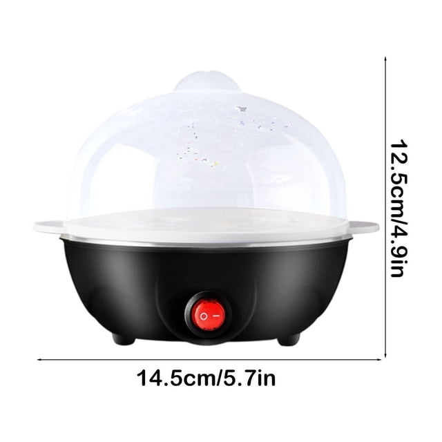 RKSTN Electric Mini Steamer Cooker Mini Multifunctional Stainless Steel Household Double Layer Boiled Eggs Breakfast Small Home Electricity Kitchen Gadgets