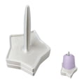 thumbnail image 2 of Clearance! Yarn Spinners/Holders Star Shaped Plastic Yarn & Thread Holder with Twirling Mechanism Heart Shaped Design Smooth Yarn Holder for Crocheting for Craft One Size Multi-Color, 2 of 7