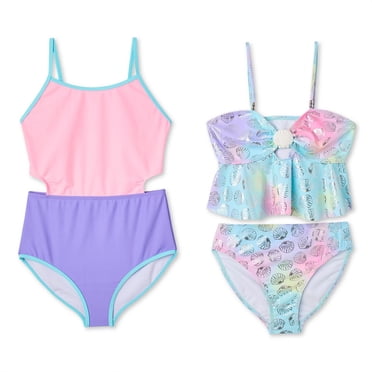 Bmagical Girls' Swimsuits 2-Pack