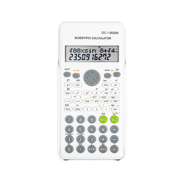 JMYHOAM Back to School Scientific Calculators Desktop Scientific Calculators for Students Scientific Calculator 240 Functions 2 Line 10+2 Digits Desk Math Calculator for School