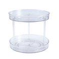 thumbnail image 1 of Plastic 2 - Tier Rotating Storage Tray for Various Rooms with Smooth Glide and Easy Cleaning, 1 of 8