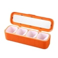 thumbnail image 2 of RXIRUCGD Pots à Épices de Cuisine 4 Pcs Boîte d'Assaisonnement Transparente, Contenant de Rangement Pots à Condiments Boîte d'Assaisonnement en Plastique avec Couvercle et Cuillère, 2 of 6