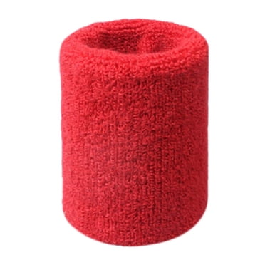 Agiferg Bracelets en Coton Bande de Poignet Bandes Bande Anti-Sueur Bande Anti-Sueur pour Sport Tennis 5x8cm