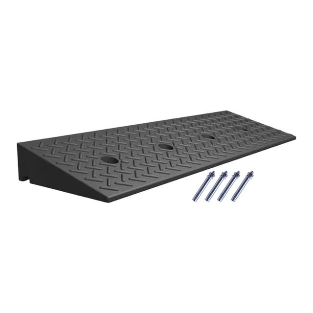 Xuanheng Driveway Curb Ramp Sturdy Threshold Ramp for Motorcycle Auto 100cmx25cmx8cm