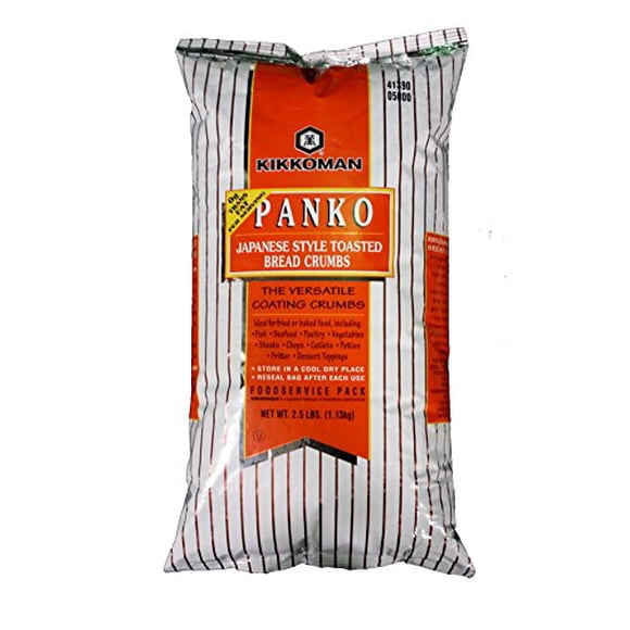 Kikkoman Panko Japanese Style Toasted Bread Crumbs Food Service Pack 2.5 lbs (1.13 kg)