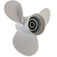 thumbnail image 2 of Outboard Motor Propeller for Boat Engine Marine Aluminum Alloy Propellers 11 1/8X13-G, 2 of 5