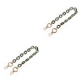 thumbnail image 2 of Redempat Resin Bag Chains Vibrant And Fashion-forward Bag Add-ons Easy To Install L204-LS 2Set, 2 of 6