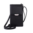 thumbnail image 1 of QualitChoice Small Crossbody Bag Cell Phone Purse Wallet Lightweight Phone Pouch Shoulder Bag with Credit Card Slots for Women black, 1 of 1