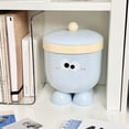 thumbnail image 1 of Chmadoxn Office Storage & Organization, Plain Desktop Rocking Lid Small Trash Can Living Room Coffee Table Basket Household Table Mini Trash Can Plastic dustbin trash can, 1 of 6