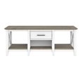 thumbnail image 2 of Bush Furniture Key West Coffee Table with Storage, Pure White and Shiplap Gray, 2 of 7