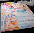 thumbnail image 4 of Motif Printed Faux Rabbit Swatch Pink & Blue 5 ft. x 7 ft. Area Rug, 4 of 6