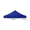 thumbnail image 3 of Apmemiss Clearance Canopy Replacement Top Only, Waterproof Pop Up Canopy Tent Top Cover with Ropes, Instant Canopy Top Sunshade Sliver Coated for Outdoor Garden Patio Camping, 3 of 6