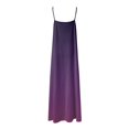 thumbnail image 5 of Kcodviy Robes Maxi pour Femmes Robes Portefeuille Été Sans Manches Boho Décontractées Robe Maxi Femmes Col en V Longues Robes Femmes Décontractées Été Robe de Plage pour Vacances, 5 of 5