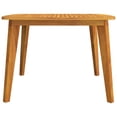 thumbnail image 2 of vidaXL Garden Table 110x110x75 cm Solid Wood Acacia, 2 of 5