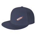 thumbnail image 1 of ZICANCN Pink Candy Baseball Caps, Trucker Hats for Men And Women, Adjustable Breathable Flat Caps, Navy Blue, 1 of 6