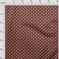 thumbnail image 2 of oneOone Cotton Jersey Light Red Fabric Chevron Geometric Craft Projects Decor Fabric Printed By The Yard 58 Inch Wide, 2 of 4
