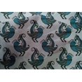 thumbnail image 4 of oneOone Cotton Silk Light Grayish Blue Fabric Bird Block Sewing Craft Projects Fabric Prints By Yard 42 Inch Wide, 4 of 4
